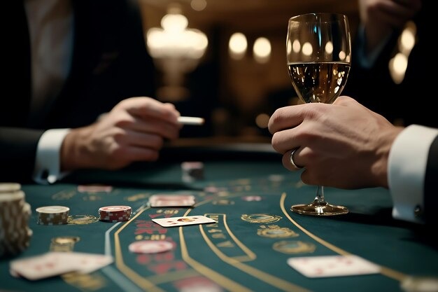 Roulette wheel at live studio